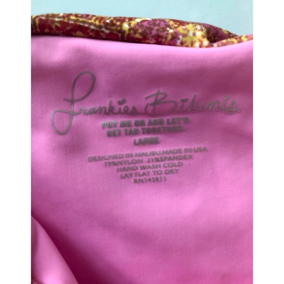 Frankie’s Bikinis Lily One Piece Swimsuit Isla L - Picture 6 of 7